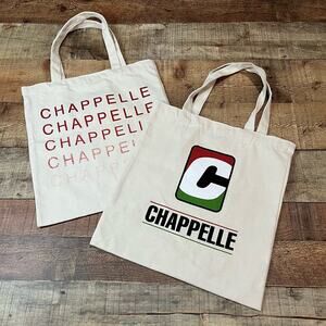 NEW 2 Dave Chappelle Tour 2023 100% Cotton Totes 14.5"x13.5" Comedy